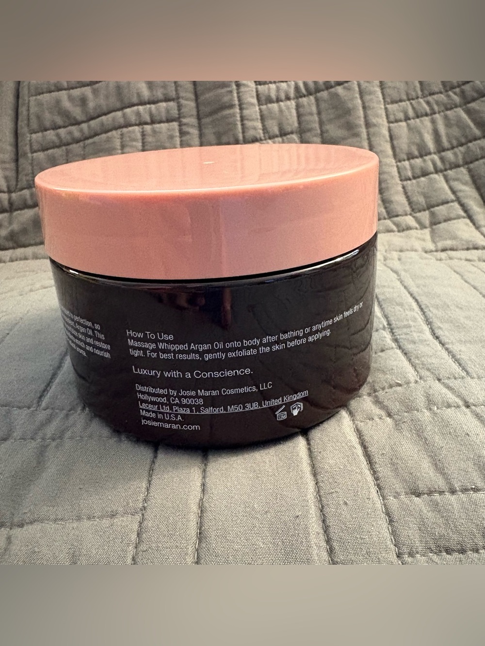 Josie Maran Whipped Argan Oil Body Butter Sweet Citrus 19 oz (560 Ml) Jumbo - Picture 3 of 9